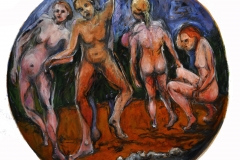 2020-crabbe-acteon-et-les-grâces-45cm-huile-sur-papier