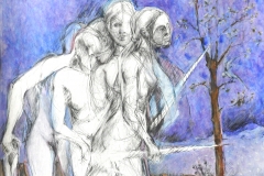 2020-crabbe-dame-a-la-licorne-01-65X50-technique-mixte-papier