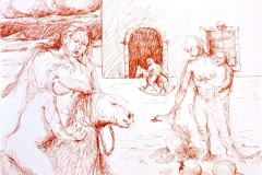 crabbe-2017-marie-et-leda-encre-21X30